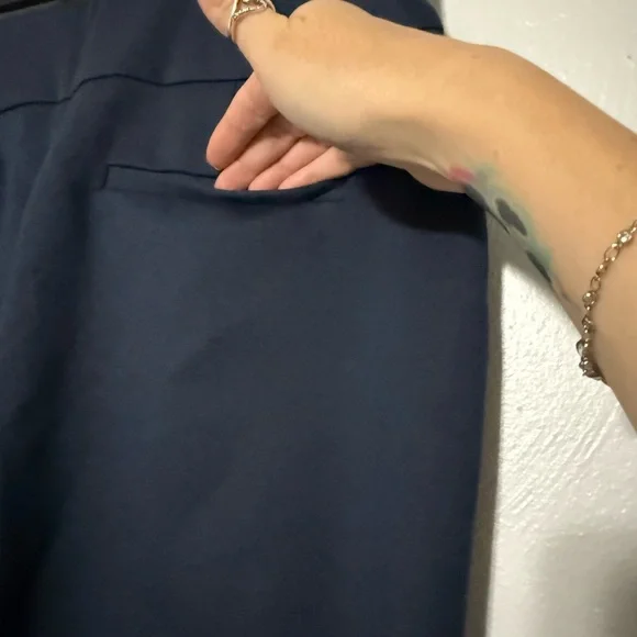 New York & Company Navy Blue Trousers - Picture 4 of 5